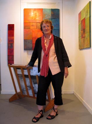 Martine Jardel at her "Open Studio"