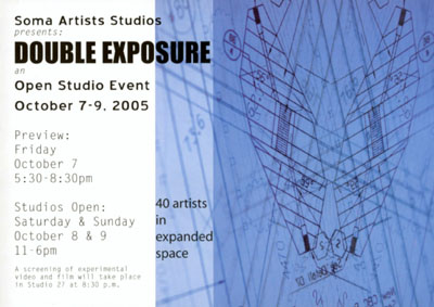 View the invitation card to Double Exposure